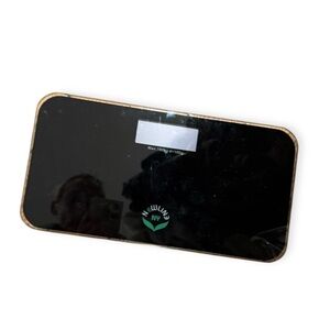 NEWLINE Sleek Black Digital Scale Battery Operated